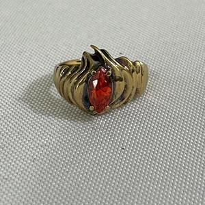 Vintage UTC Orange Marquis Ring